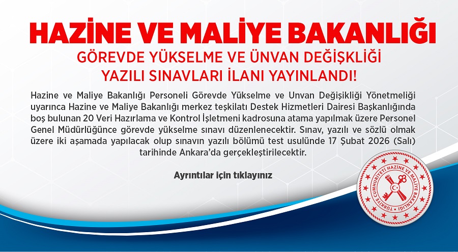 HAZİNE VE MALİYE BAKANLIĞI